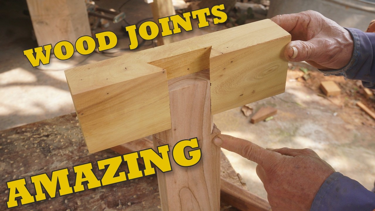 Amazing Wood Joint With No Nails!  Impossible Wood Joint That Defies Physics