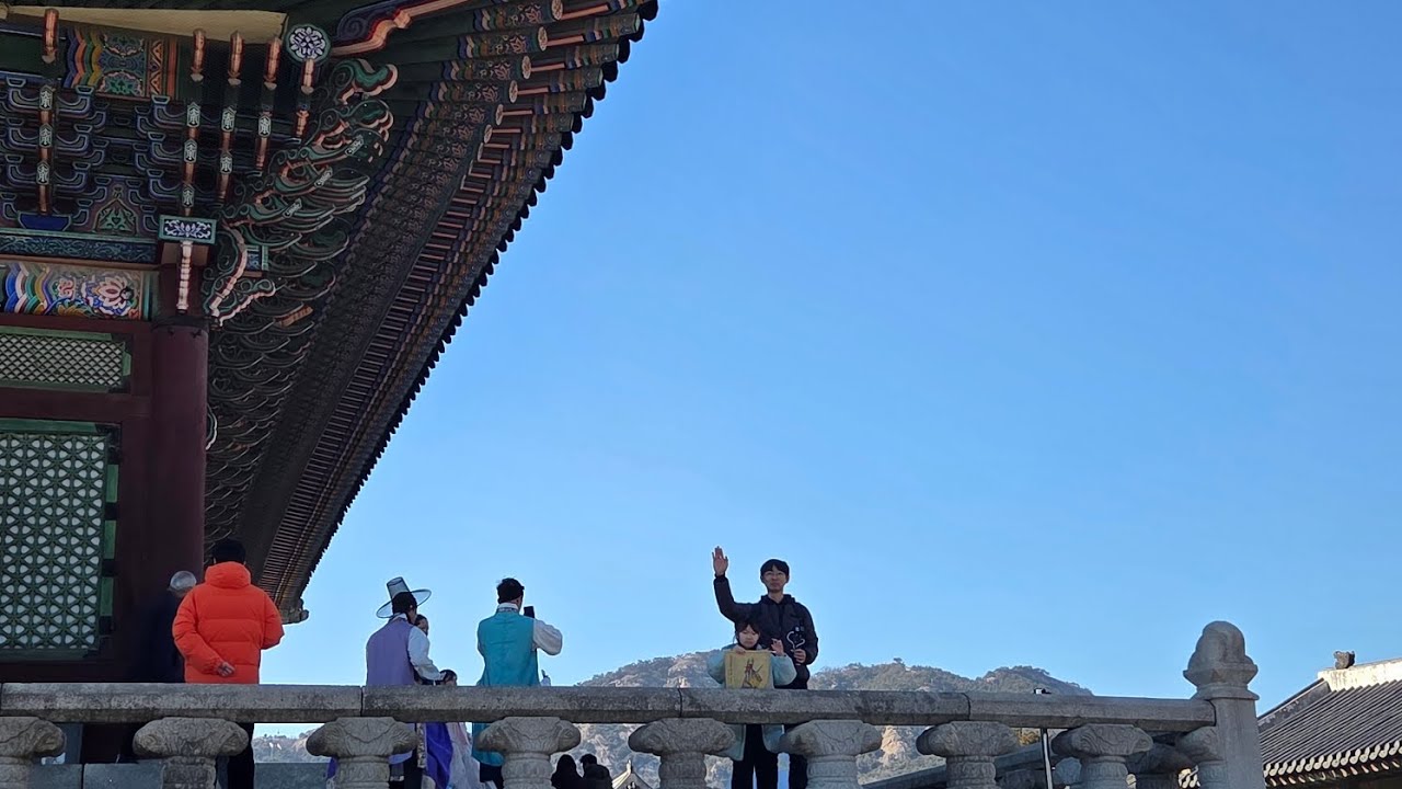 설날 경복궁에  세화받으러가기 #임금님#설날#경복궁