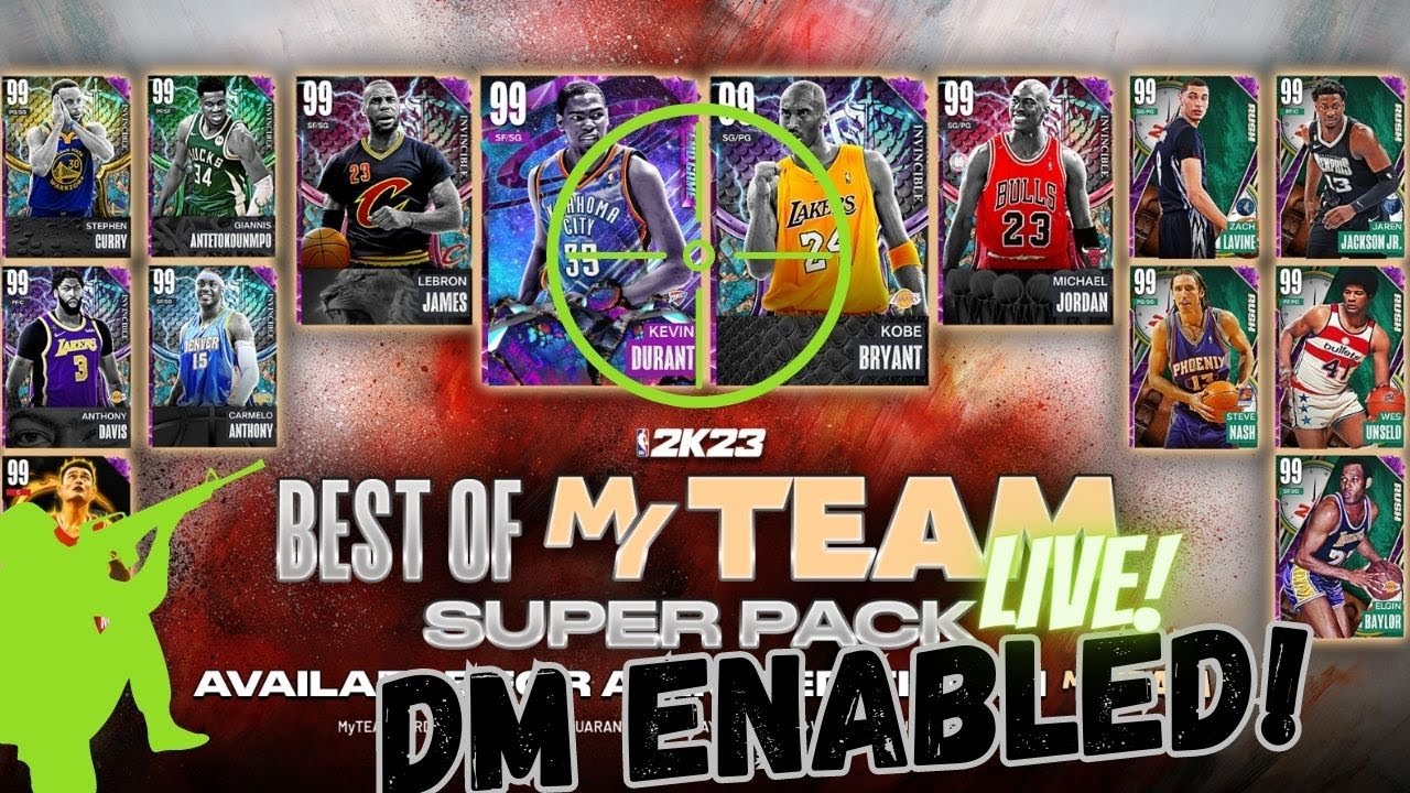 LIVE! - Working the NBA 2k23 Snipe Filters in MyTeam! Working DM Enabled!