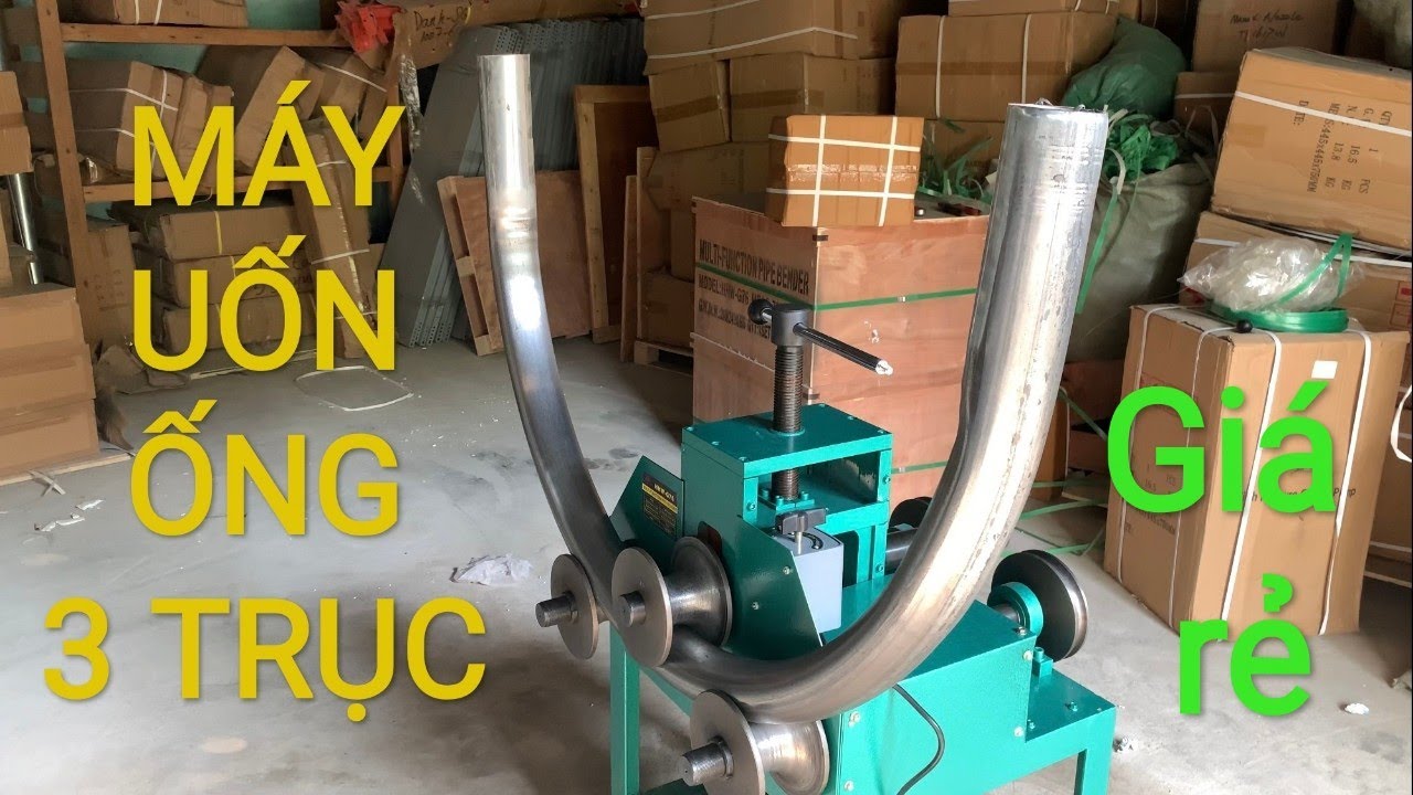 DBK VIỆT NAM I Máy Uốn Ống 3 Trục HHW-G76 Chạy Bằng Điện 220V I Thông Số Chi Tiết & Cách Vận Hành