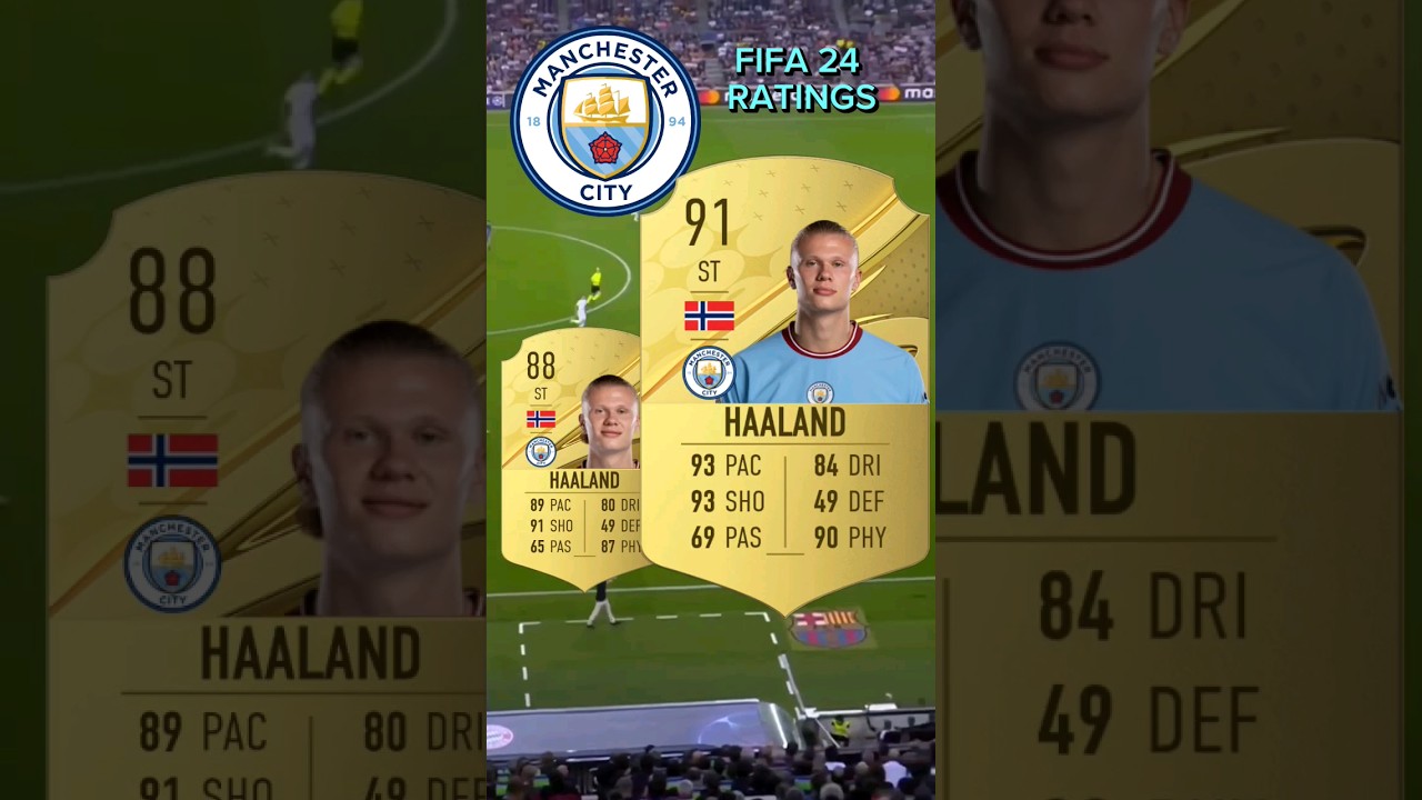 🏆 Man City FIFA 24 ratings🔥 