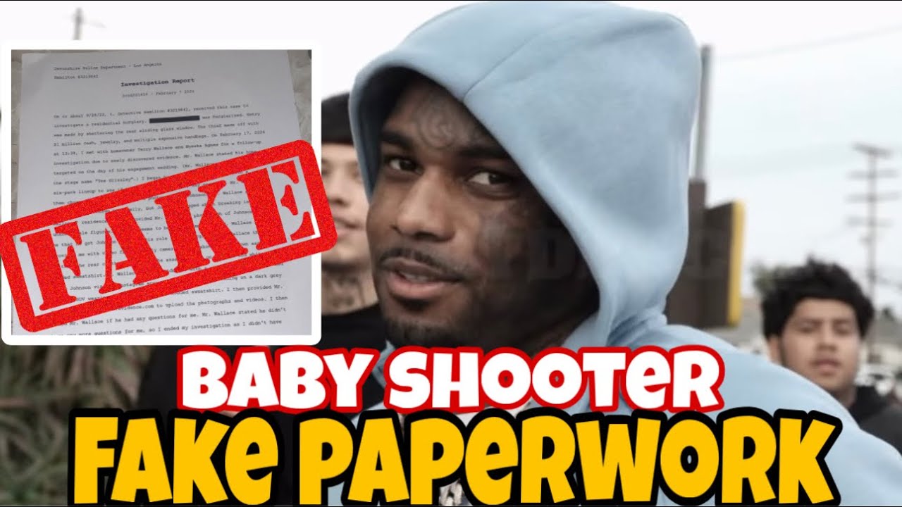 Babysh53ter Busted With Fake Tee Grizzley Paperwork Wack 100 Is Silent