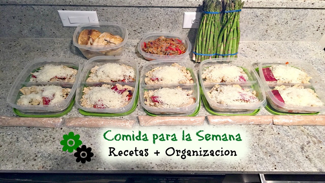 Como organizarte para comer sano: Recetas + Organización (Ep 2)