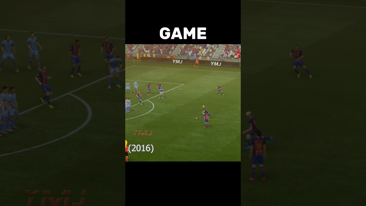 Messi Goal Recreated in FIFA 17 #fifa #eafc #fc25 #fifa17 #messi #football #gaming #shorts