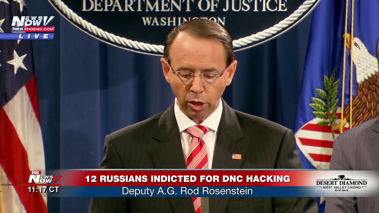 BREAKING: 12 Russian Spies Indicted For 2016 Election Hacking - Mueller Investigation