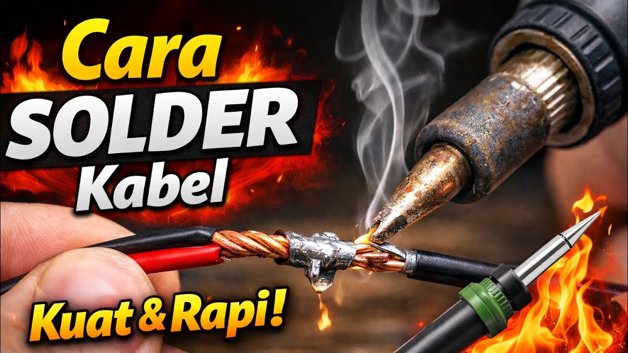 Cara nyolder PIN XLR