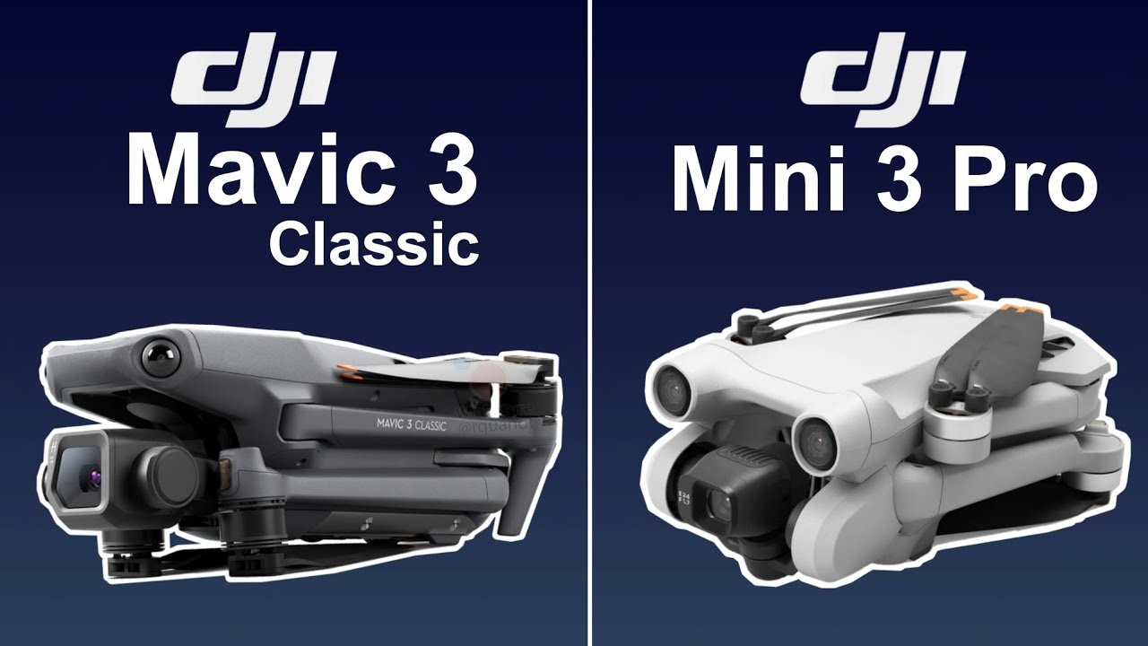 DJI Mavic 3 Classic Vs DJI Mini 3 Pro | Comparison