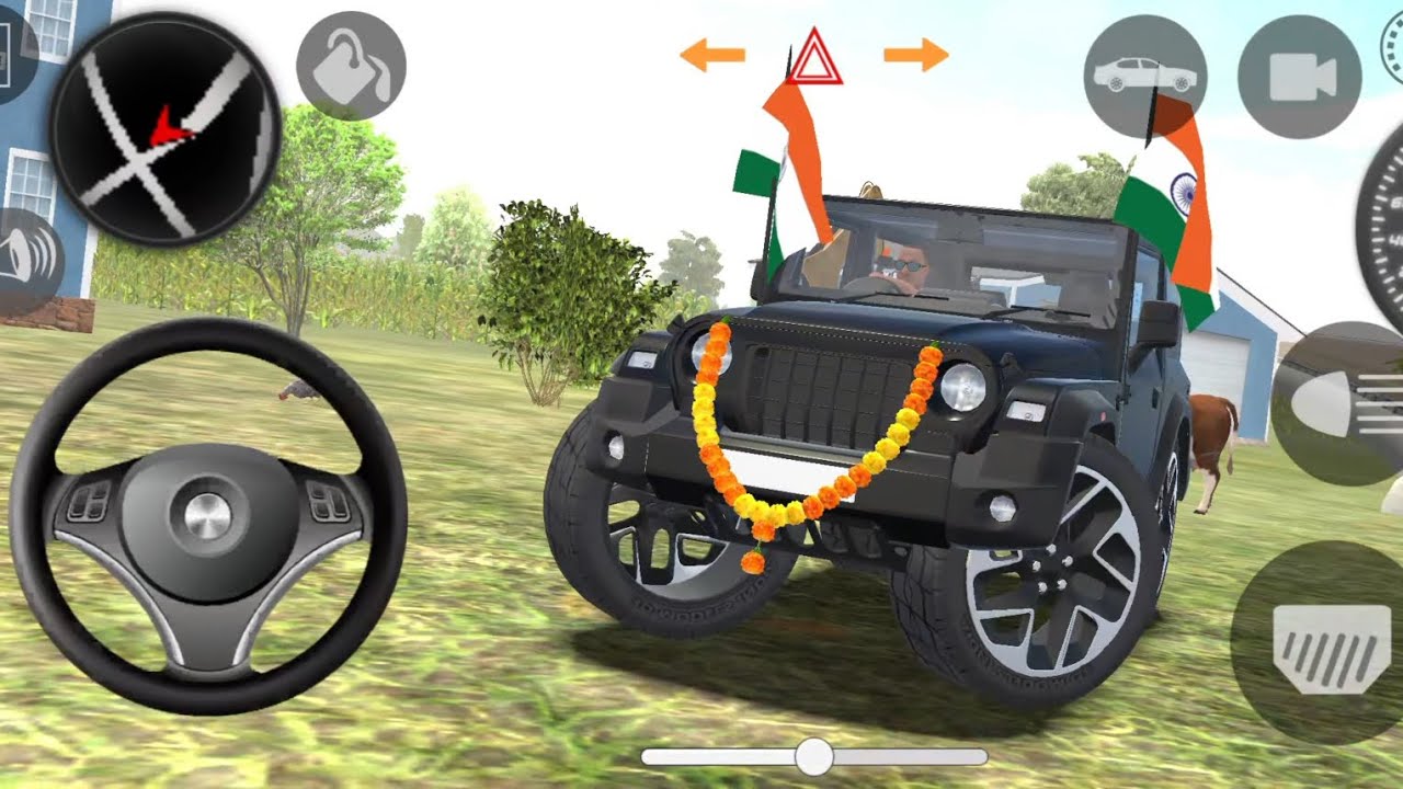 Modified Mahindra Thar👿Games:Indian Black Thar (Gadi Wala Game) Car Game Android Gameplay - #2026