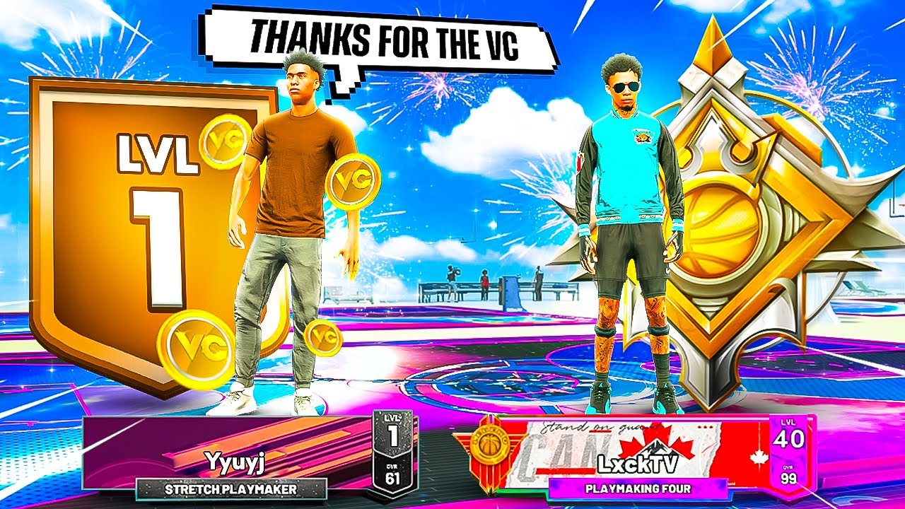 LEGEND SURPRISES ROOKIES WITH VC IN NBA 2K22! LEGEND + LEVEL 1 = BEST DUO! LEGEND HELPS ROOKIES 2K22