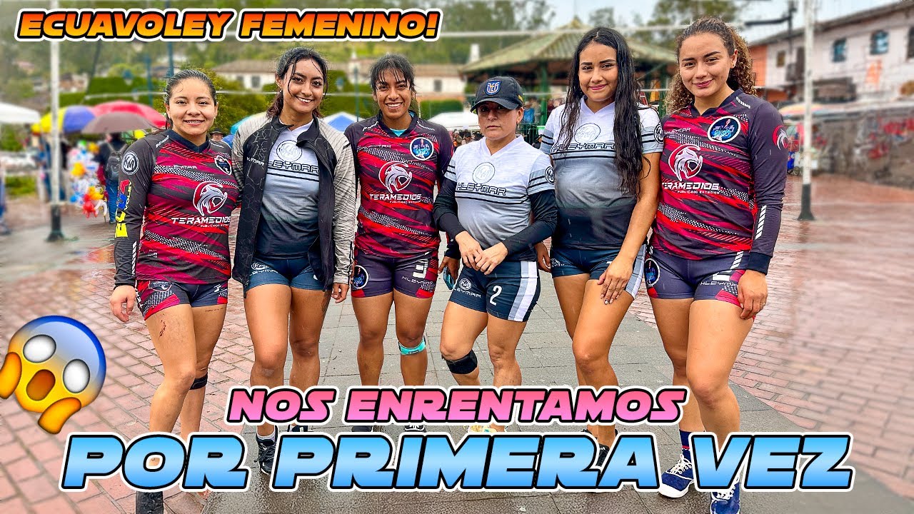 🇪🇨💥NO LO ESPERABAMOS ECUAVOLEY FEMENINO😱MUJERES 🆚 MUJERES😂 NABON‼️Cinthia / Teffa / Yami⭐️👀