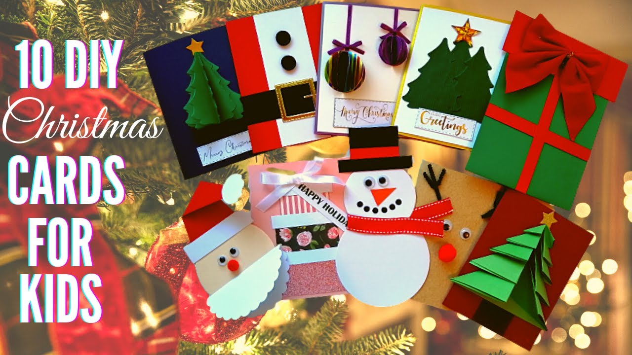 10 DIY Christmas Cards | Handmade crafts | Easy to create