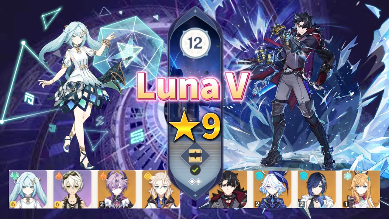 【原神】LunaⅤ螺旋12層　ファルザン＆リオセスリ