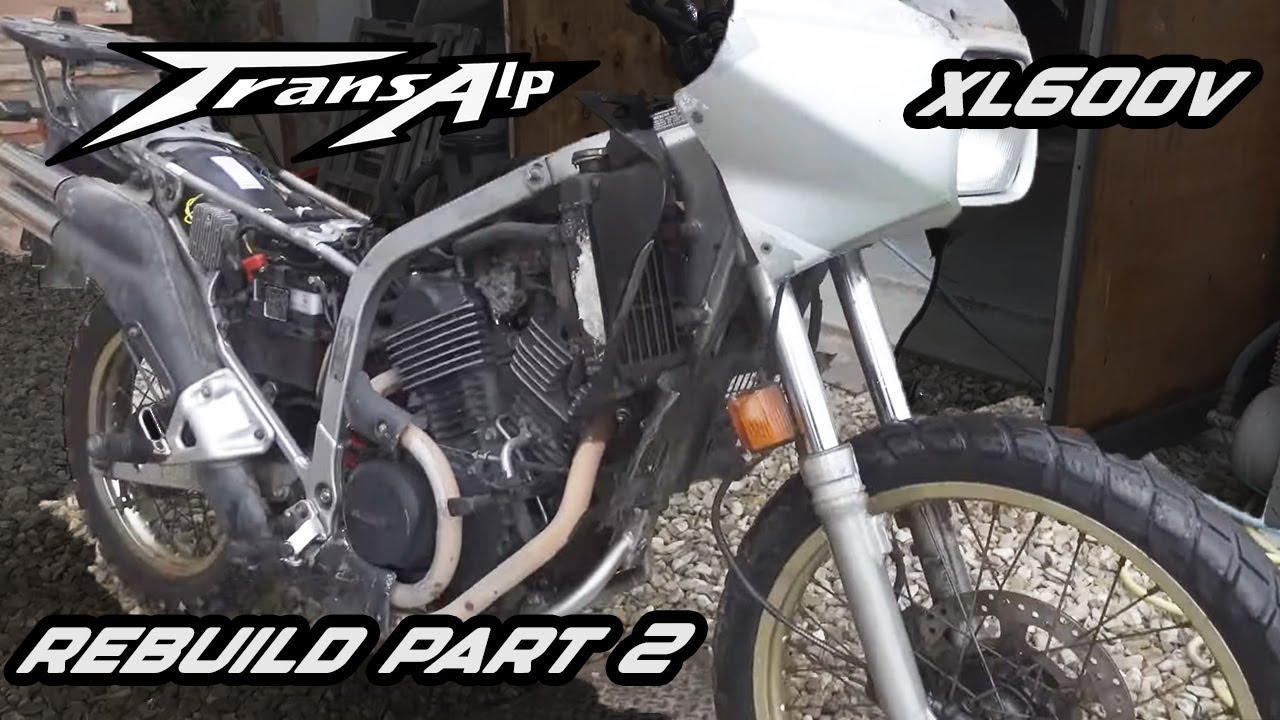 HONDA TRANSALP XL 600 V REBUILD ENG ЧАСТЬ 2