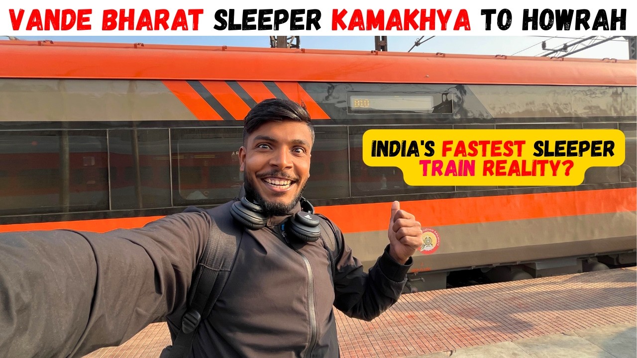 First Journey in Vande Bharat Sleeper Train 🚆 | Kamakhya to Howrah | Food, Seats, Reality