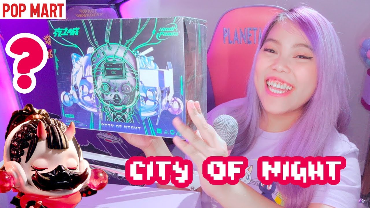 Skullpanda City of Night - Pop Mart blind box unboxing 2022