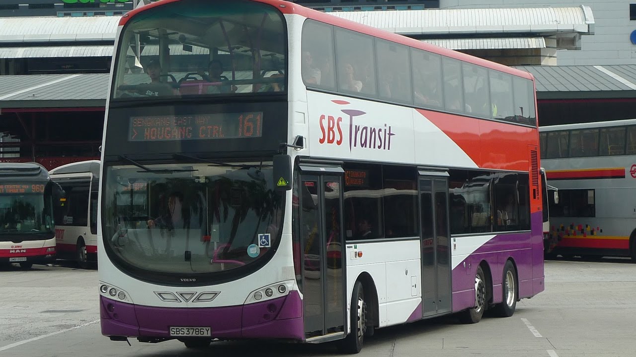 SBS Transit Bus Service 161, SBS3718U (Timelapse)