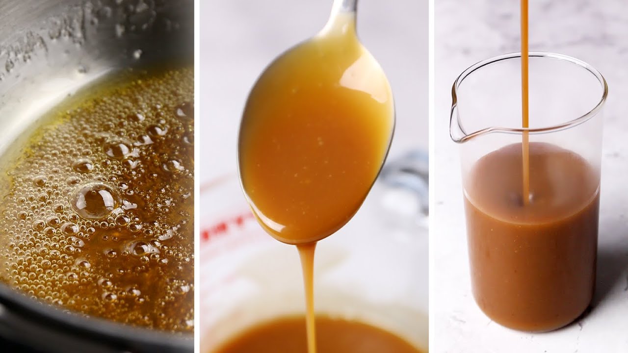 Salted Caramel Sauce | Caramel Recipe With Salt #shorts