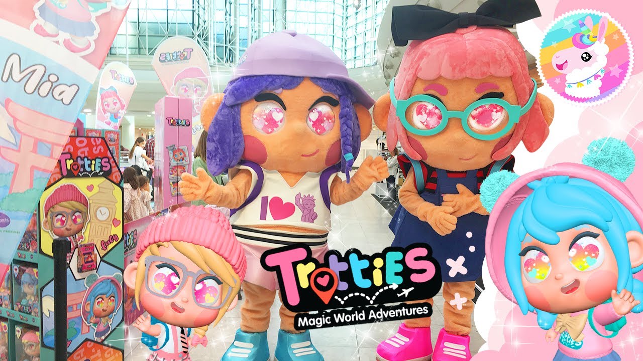 EVENTO de las TROTTIES en Madrid | Dieron regalitos y muchas sorpresas 🧳🌎 UNBOXING de Trotties MIA