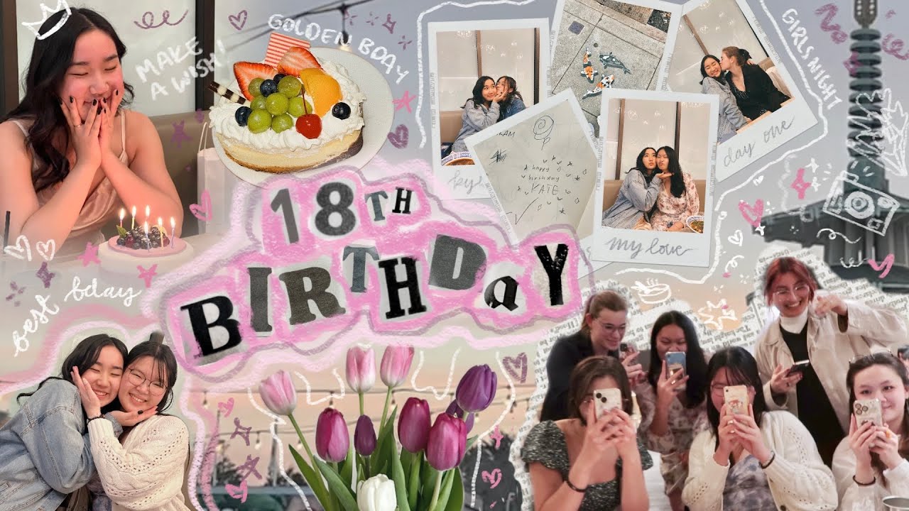 MY 18TH BIRTHDAY VLOG 🎀 dinner w/ the girls, piercings, sf trip