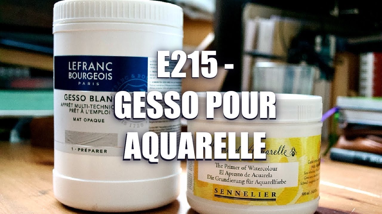 E215 - Gesso pour Aquarelle