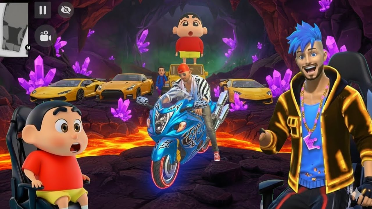Shin-chan in Lava World! 😱🔥 [ITA Simulator]