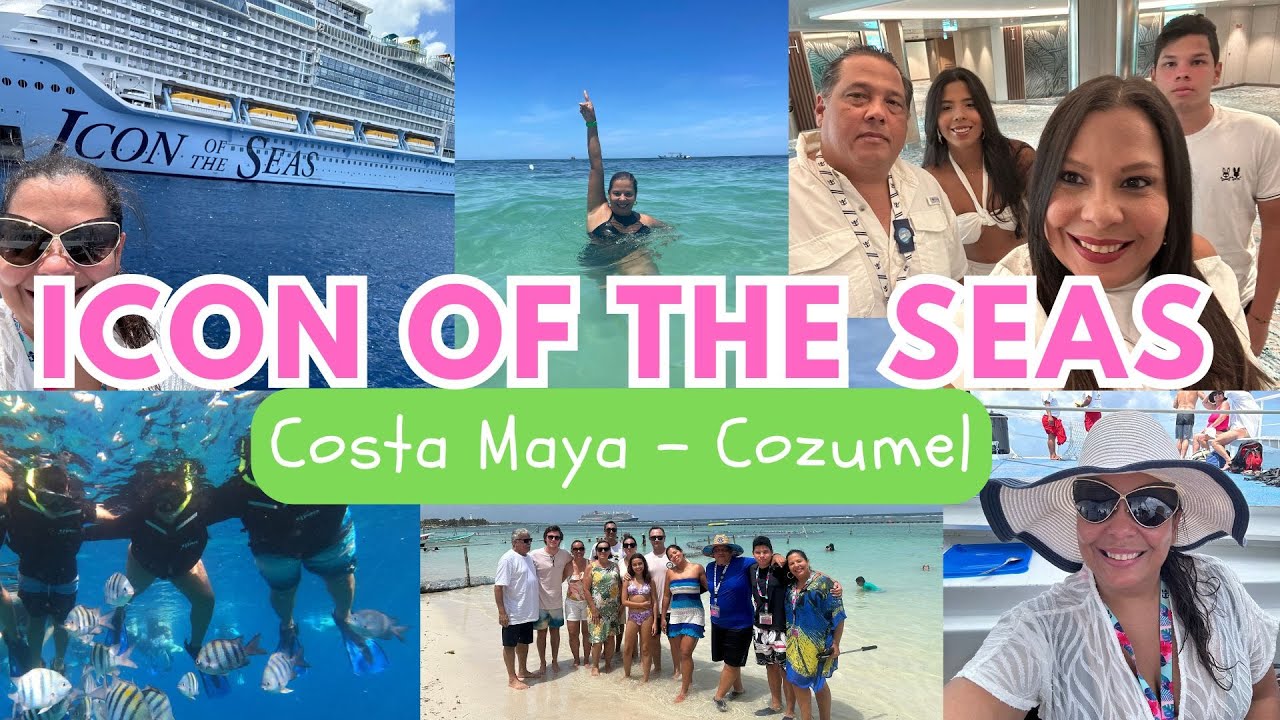 Icon of the seas: el crucero más grande del mundo! Costa Maya y Cozumel y más!