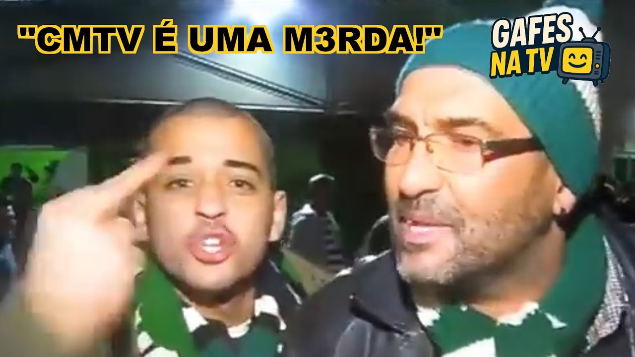 Adepto arrasa CMTV em direto: &ldquo;Voc&ecirc;s s&atilde;o uma merda&rdquo;! ⚽😱