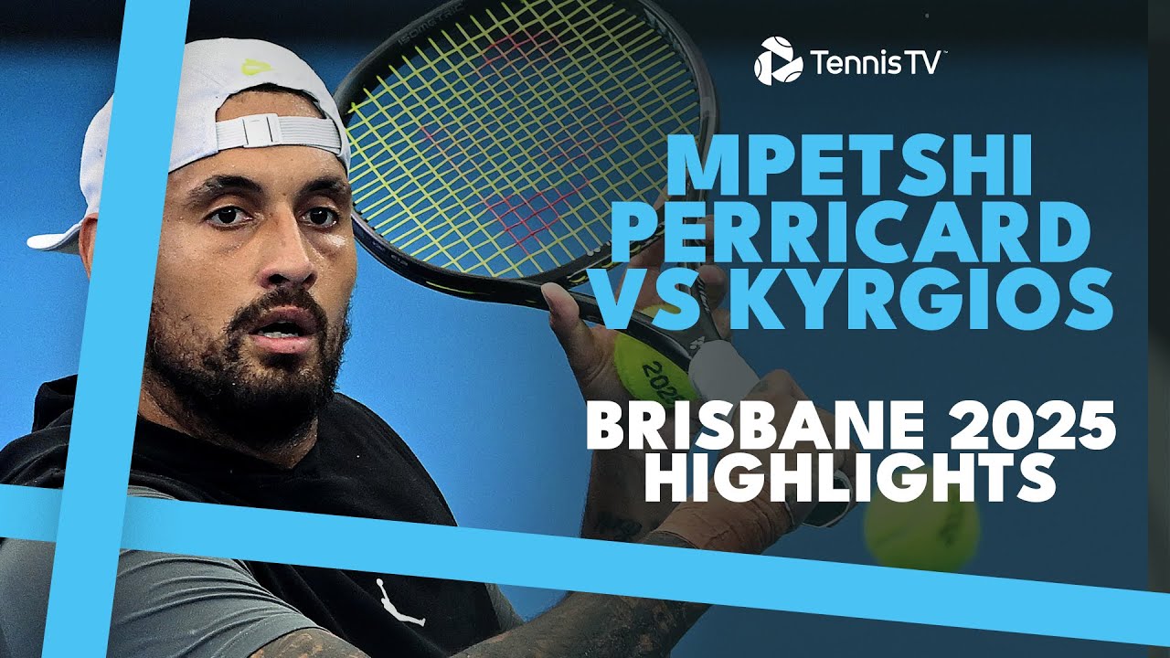 Nick Kyrgios Returns To Singles Action! | Brisbane 2025 Highlights