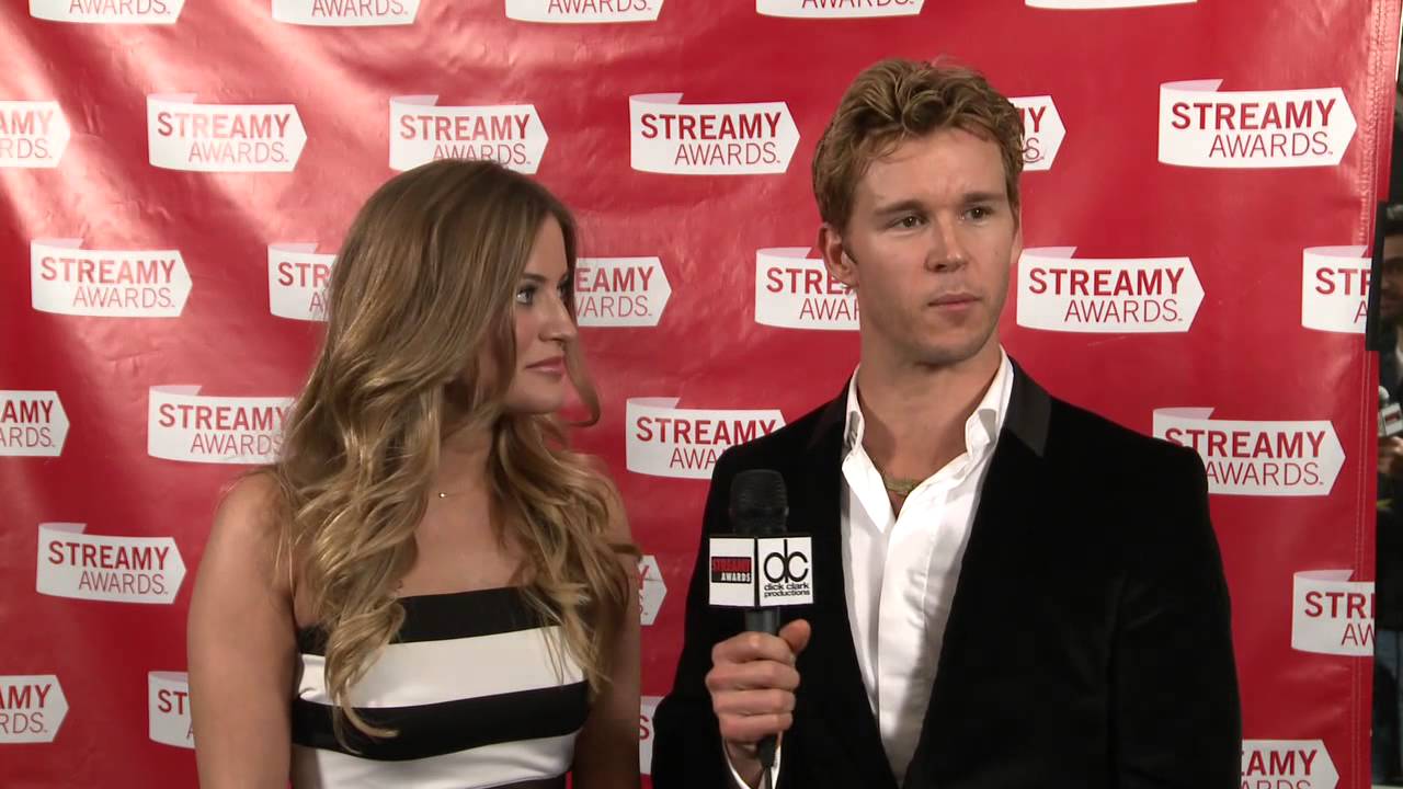 iJustine & Ryan Kwanten Backstage Interview - Streamy Awards 2013