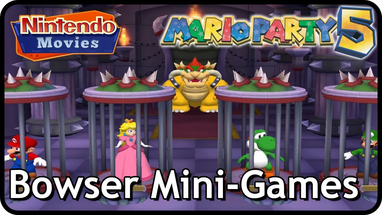 Mario Party 5 - All Bowser Mini-Games