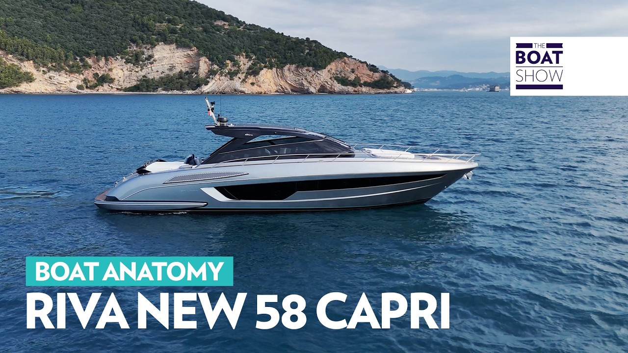 RIVA NEW 58 CAPRI - Boat Anatomy Open Yacht - The Boat Show