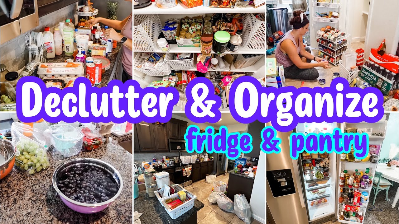 *MAJOR* DECLUTTER AND ORGANIZE | PANTRY & FRIDGE DECLUTTER | EXTREME CLEANING MOTIVATION 2022