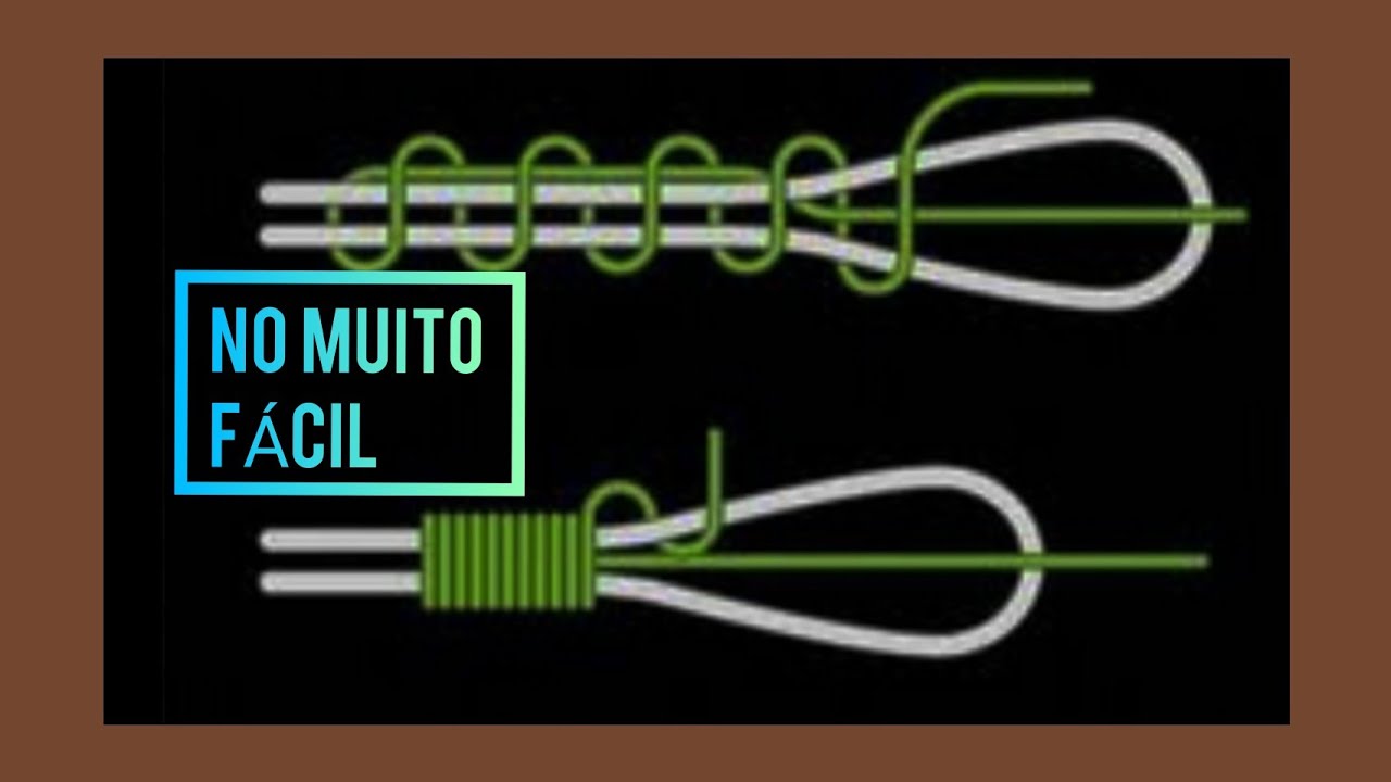 Como fazer n&oacute;, l&iacute;der fluocarbono para muitifilamento