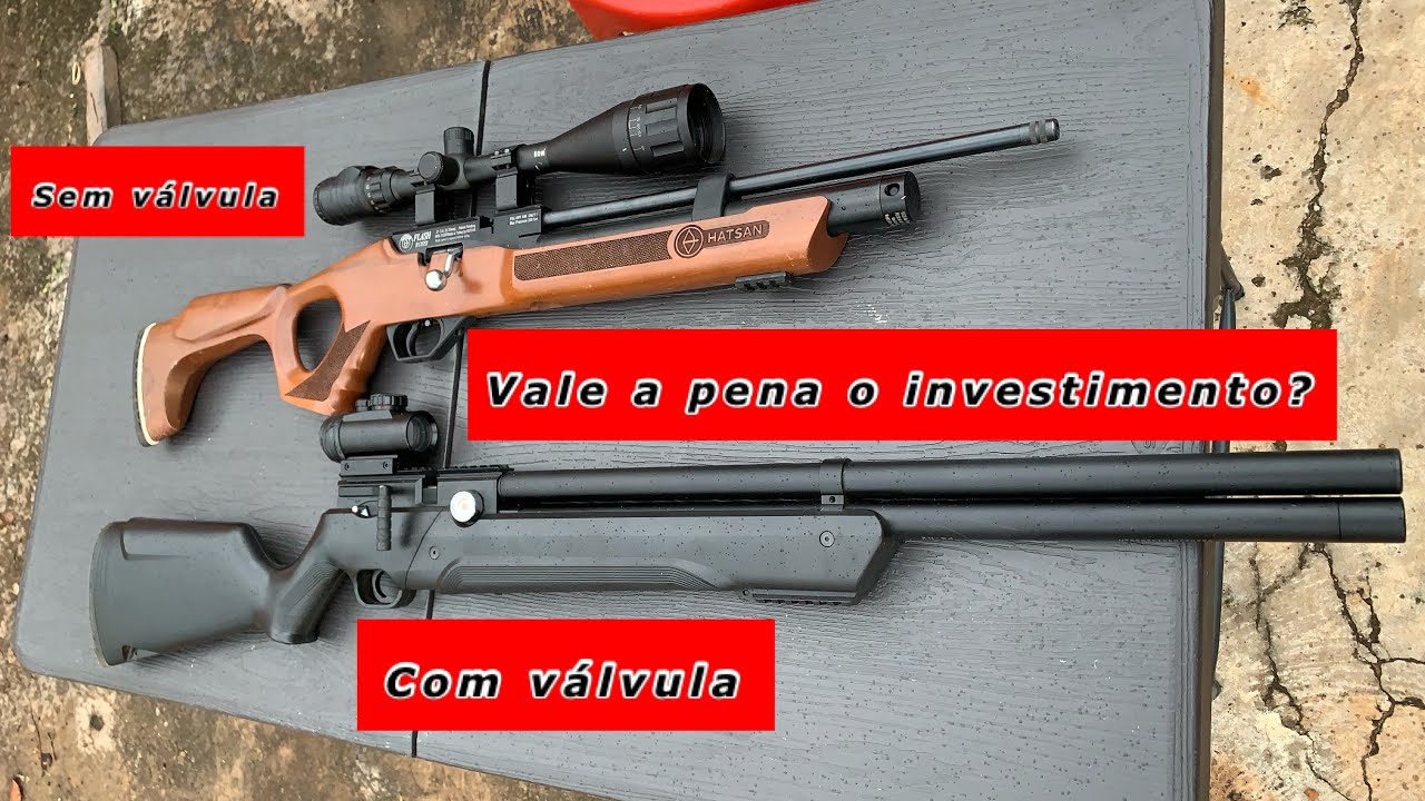 Vale a pena ter carabina com Válvula Reguladora?