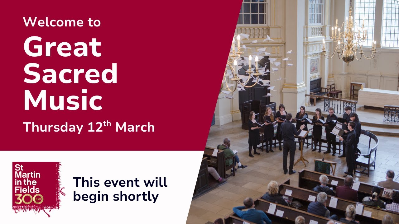 Great Sacred Music Composer Spotlight: James MacMillan (Thursday 12th March at 1.00pm)