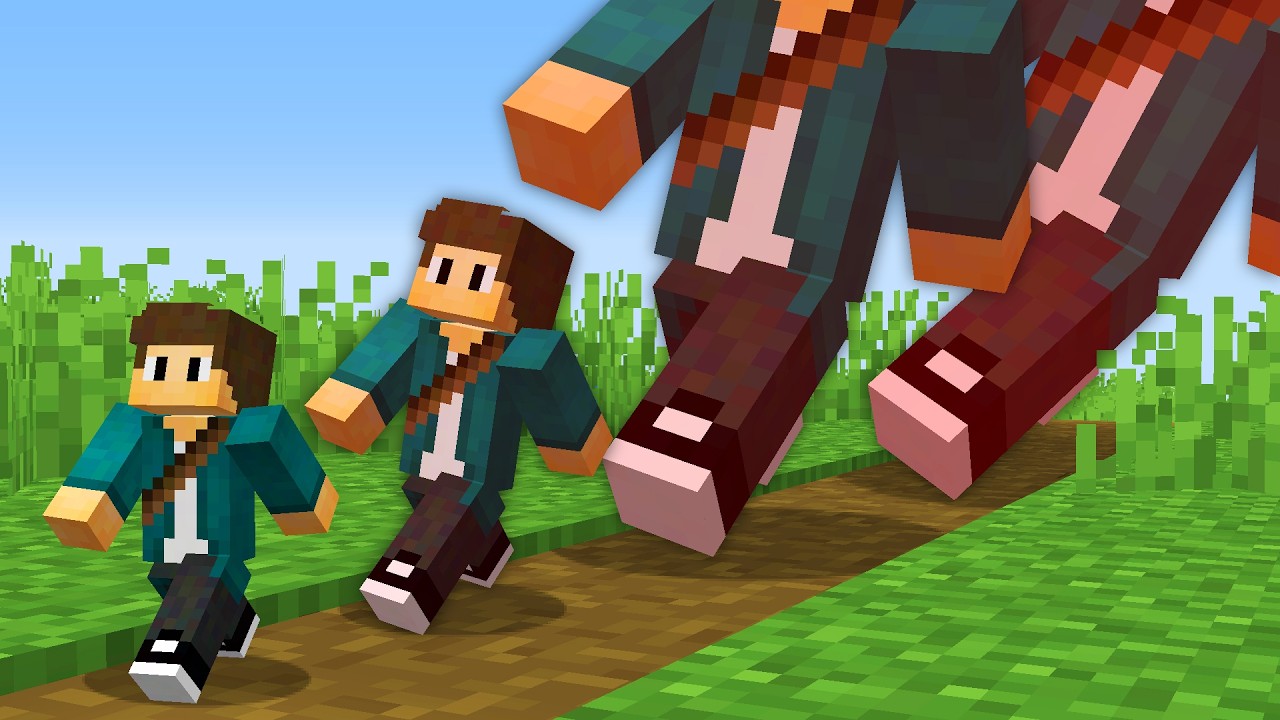 A CADA DANO fico MENOR no Minecraft