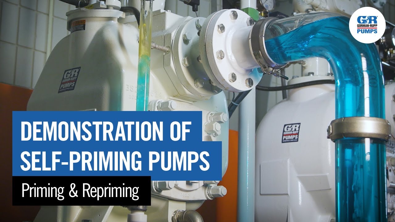 Demonstration of Self-Priming Pumps | Priming & Repriming