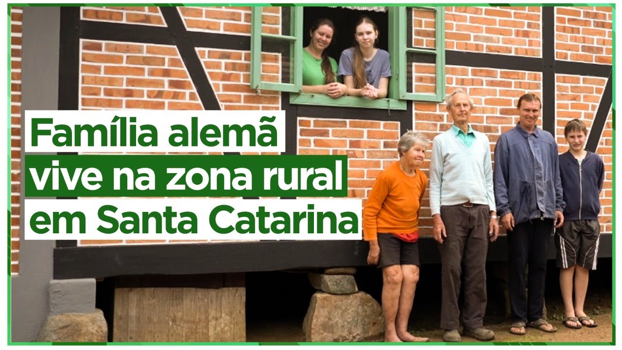 ROÇA EUROPEIA: Família de origem alemã vive em belo sítio em Santa Catarina | Pomerode/SC