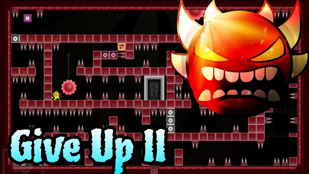 Give Up II by LudiumGD 100% (EXTREME Platformer Demon) - Geometry Dash 2.2