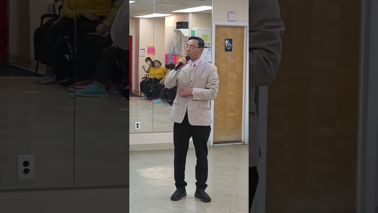 1월의 생일축하회에서 답례 노래