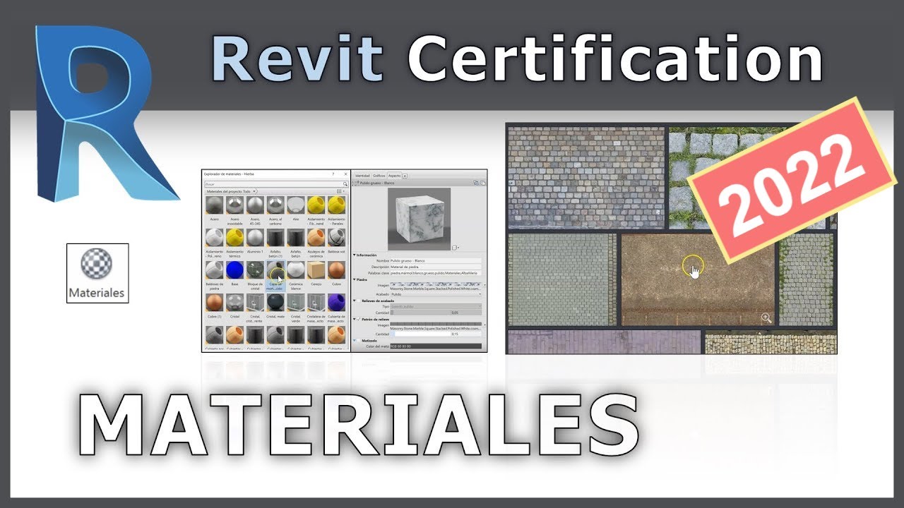 🔹 Materiales en Revit 🔹  𝘛𝘶𝘵𝘰𝘳𝘪𝘢𝘭 𝘌𝘹𝘢𝘮𝘦𝘯 𝘈𝘊𝘗 📝👌