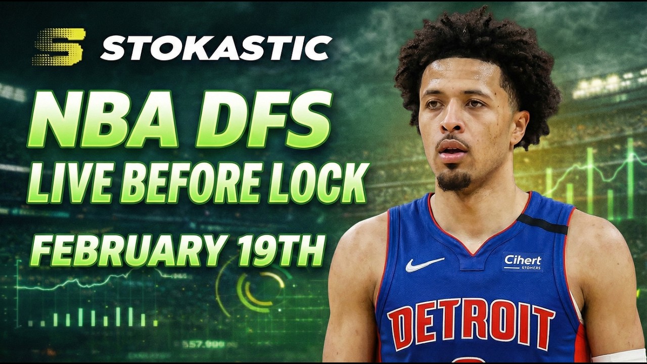 NBA DFS na żywo przed zamknięciem rozgrywek (czwartek 19.02.2026) | Składy NBA DraftKings i FanDuel