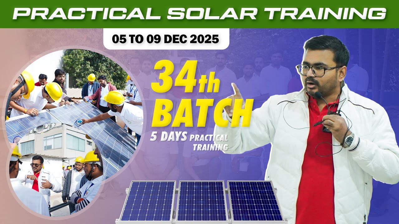 Saitech Solar Training Batch 34 | From Training to Real Solar Careers | Building a Greener India