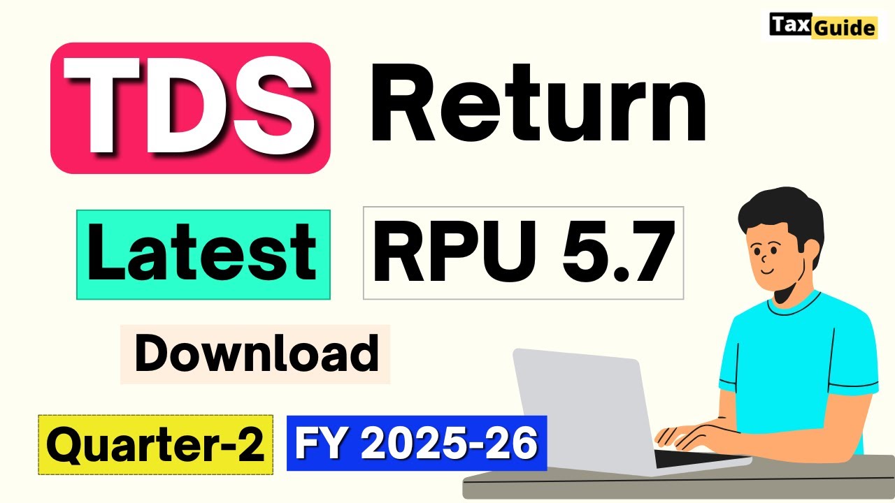 TDS-TCS Return Free RPU Download 2025 | How to Download TDS Return RPU Utility | TDS RPU 5.7 2025-26