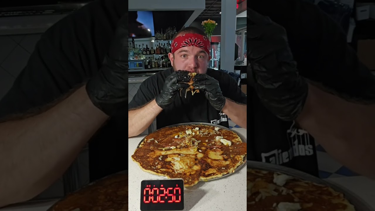 8LBS BREAKFAST CHALLENGE. THE BARBARIAN!!! #foodchallenge #foodie #mukbang #breakfast #pancake