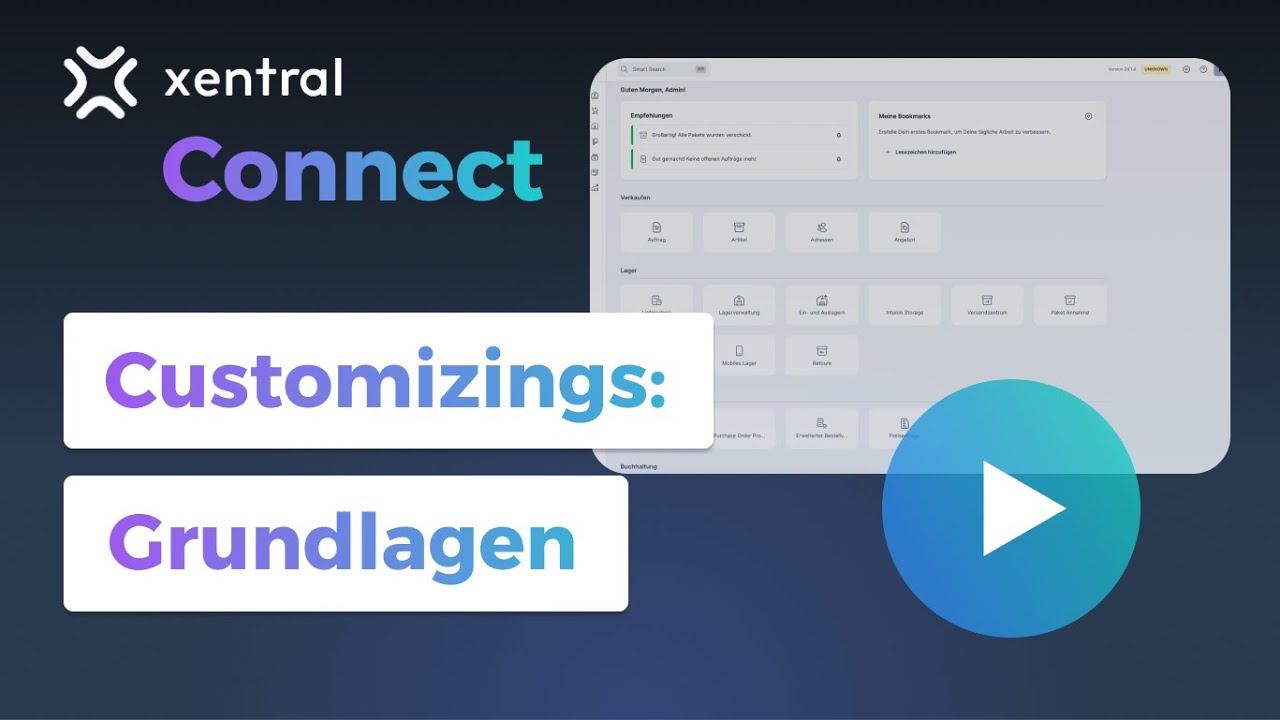 Xentral Connect Customizings: Grundlagen