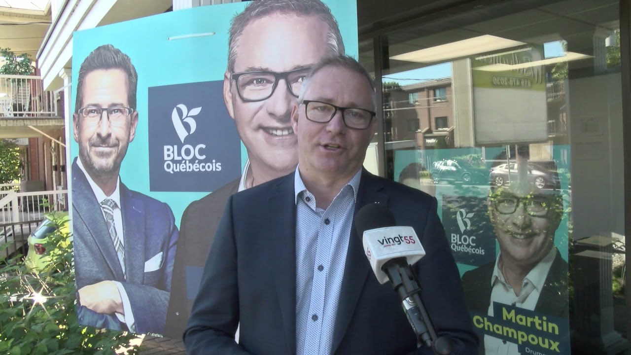 Martin Champoux candidat du Bloc qu&eacute;b&eacute;cois dans Drummond