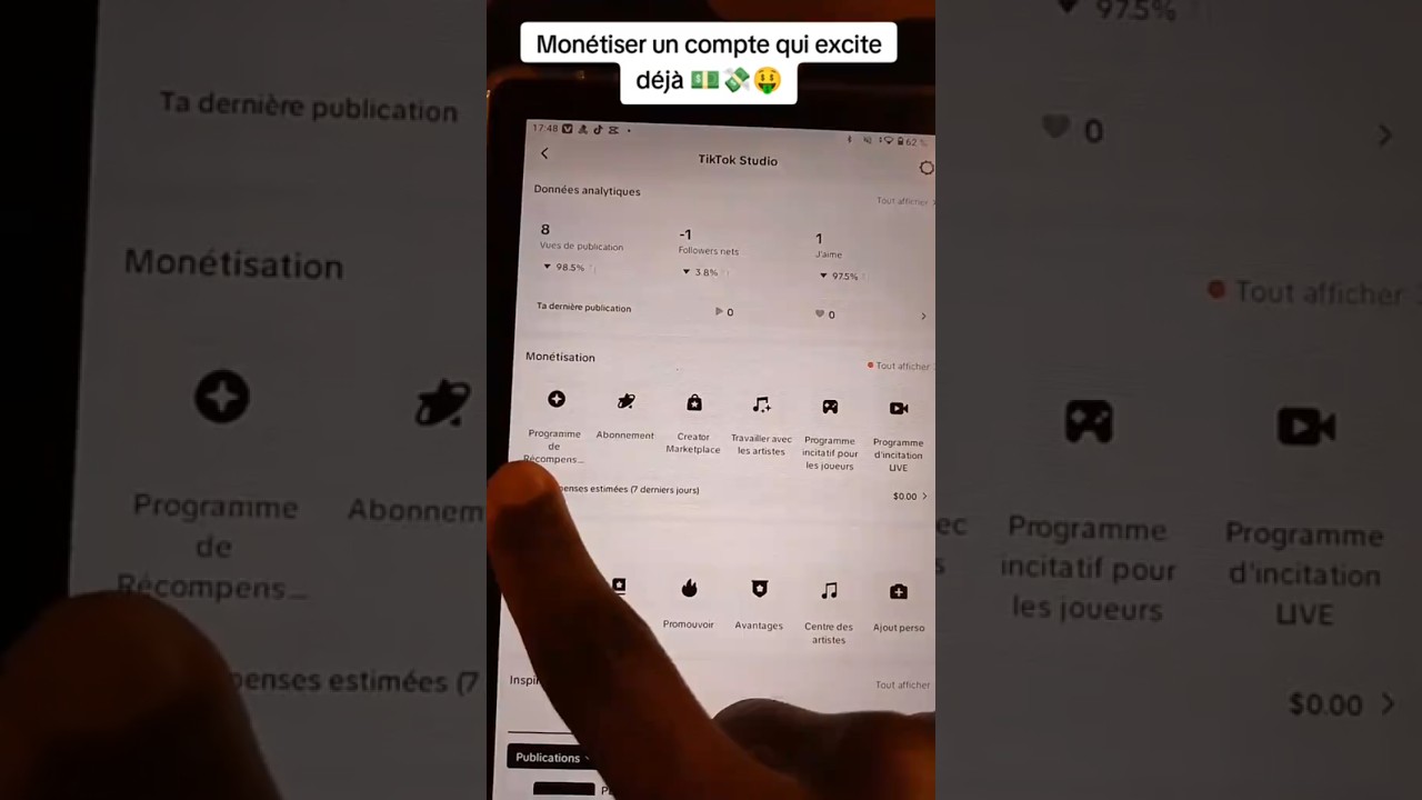 Comment monetiser son compte tiktok en Afrique. 
