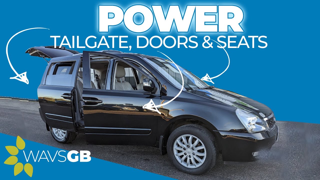 Kia Sedona 3 | Power Doors and Power Tailgate | Wheelchair ramp vehicle