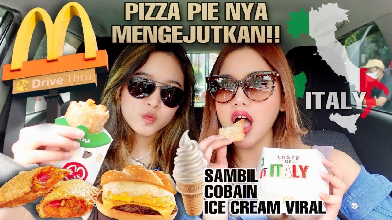 MCD JUAL PIZZA?? DRIVE THRU MCD ITALY TERBARU!! Ft @Aurelliaurel